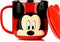 Disney 3D Mickey Red Durable Stainless Steel Insulated Cup with Lid, 250ml