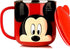 Disney 3D Mickey Red Durable Stainless Steel Insulated Cup with Lid, 250ml