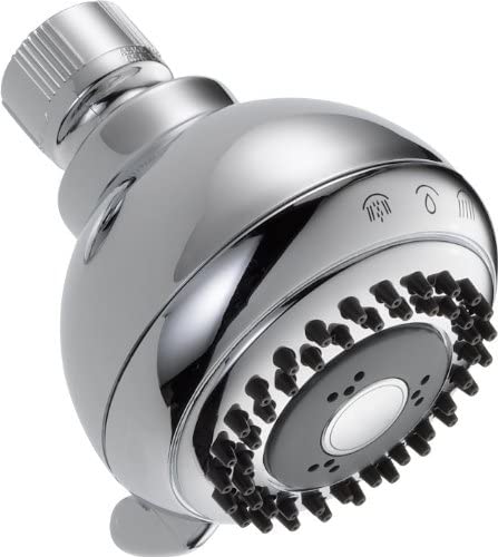 Delta 52102-MB 4-Setting Showerhead, Chrome, 0.5