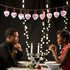 EBaokuup 30 Pieces Valentine Heart Shaped Hanging Ornaments, Sweet Romantic Heart Hanging Bauble Decorative Hanging Decor for Valentine's Day Wedding Anniversary