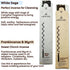Natural Incense Sticks Variety Pack - (4 Scents, 48 Sticks) Charcoal-Free, Made from Upcycled Flowers | White Sage Incense, Frankincense Incense, Rose Incense & Sandalwood inscents Sticks