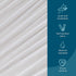 LUCID Premium Rayon from Bamboo Jersey Mattress Protector - Ultra Soft - Cal King