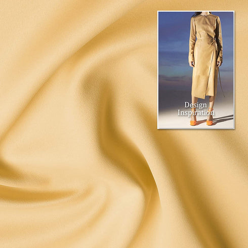 Soft Yellow Blackout Curtains for Bedroom 54 Inches Long Short Solid Room Darkening Window Drapes Thermal Insulated Curtain Panels with Grommet 38W x 54L,2 Panels Desert Mist