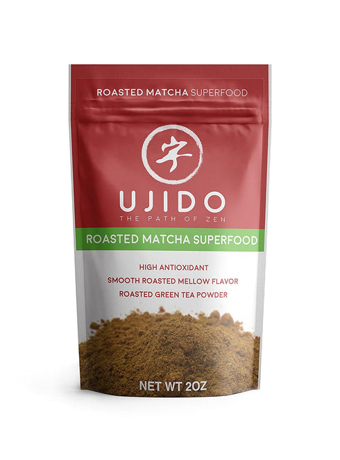 Ujido Japanese Roasted Matcha Green Tea Powder (Hojicha), 2 Ounce