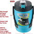 Reusable Insulated Water Jug 85oz Leakproof Portable Water Jug Insulated Water Jug with Spout Insulated Half Gallon Water Bottle Insulated Water Jug for Camping, Picnics, Hiking Sky Blue