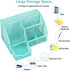 Green Desk Organizer for Women, Mesh Office Supplies Cute Stationary Organization Office Accessories Essentials Caddy with Drawer for Home & Office Desktop & Decor& Kitchen