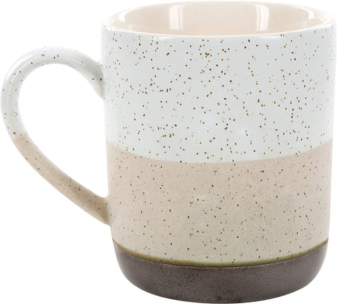 Pavilion Gift Company Large 15 Oz Stoneware Coffee Cup Mug Retired to Professional Grandpa, 1 Count (Pack of 1), Grey