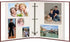 Magnetic Self-Stick 3-Ring Photo Album 100 Pages (50 Sheets), Burgundy Red