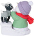 Hallmark Keepsake Christmas Ornament, Year Dated 2021, Snow Buddies Snowman and Goat