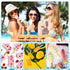 80 Pieces Glitter Acrylic Sticks 4.53 Inch Reusable Mirror Sticks Laser Stick Craft Ice Cream Sticks for Party, Festival and Home DIY, 2 Styles