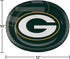 Green Bay Packers Oval Plates, 24 ct