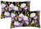 Toland Home Garden 771236 Set of 2 Blooming Irises Spring Pillow Covers 12x18 Inch Flower Outdoor Lumbar Indoor Decorative Throw Pillows