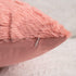 MIULEE Park of 2 Decorative Throw Pillow Cover Boho Velvet Pillow Cases Soft Plush Short Wool Cushion Case for Sofa Couch Living Room Bedroom, 20x20 Inch, Coral Red