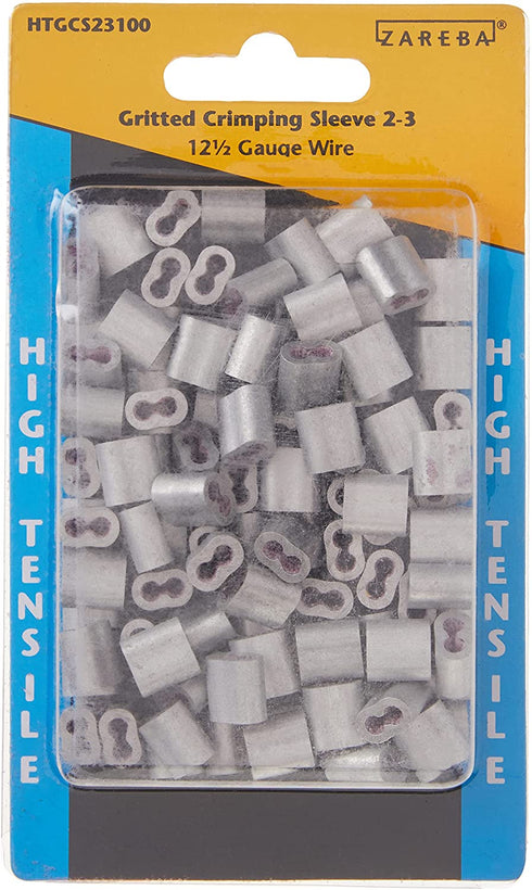 Zareba HTGCS23100 Gritted Crimping Sleeve 2-3