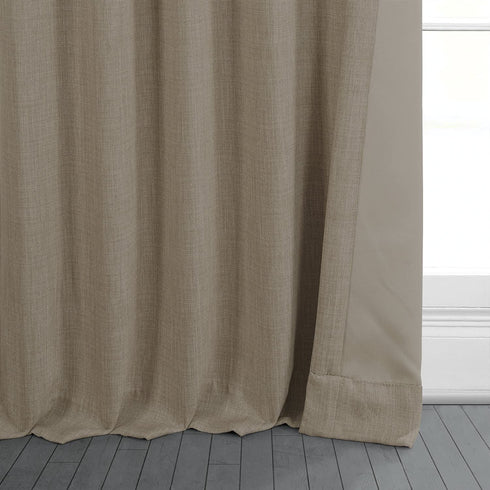 HPD Half Price Drapes Room Darkening Curtains 108 Inches Long (1 Panel), BOCH-LN18538-108, Nomad Tan
