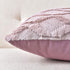 LHKIS Throw Pillow Covers 18x18, Pink Decorative Boho Pillow Case Cushion Cover with Velvet Luxury Soft Plush Short Wool for Couch Sofa Bedroom Car, Set of 2