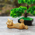 Whimsical Orange Cat Laying on Back Figurine Cute Collectible - Happy Cat Collection - Cat Lover Gifts for Women, Cat Lover Gifts for Men, Cute Cat Gifts