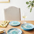 Certified International Radiance Teal Melamine 8.5"Salad/Dessert Plate, Set of 6