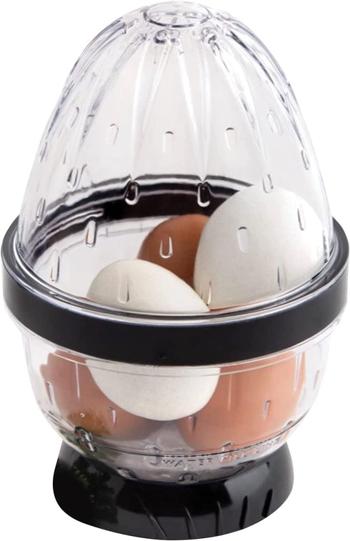 EZ EGGS Hard Boiled Egg Peeler, 5 Egg Capacity Handheld Specialty Kitchen Tool Peels Egg Shells in Seconds (As Seen on TV)