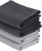 100% Cotto n Waffle Weave Kitchen Towel Set |18x26Inches Large Tea Hand Dish Towel ,Cloth Napkins/Dish Rags ,Ultra Soft Absorbent Quick Drying Dish Cloths and Drying Dish(Dark Grey +Light Grey)