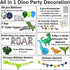 Dinosaur Party Decorations, Dinosaur Birthday Party Supplies for Boys Girls, Dino Party Decorations with Jurassic Park Themed, Godzilla T Rex Balloons, ROAR for Kids first, 2, 3, 4 year old (SILVER)