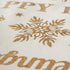 DII Holiday Collection Metallic Christmas, Gold Holiday Collage, 14x108