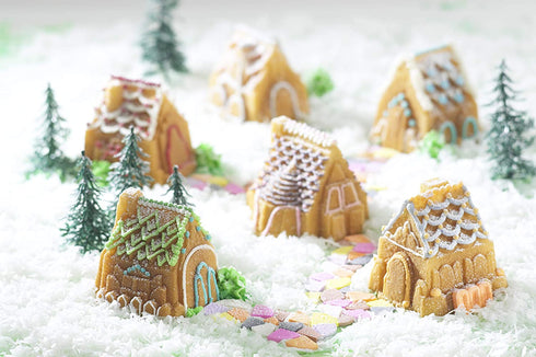 Nordic Ware Platinum Cozy Village Baking Pan