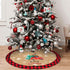 Christmas Tree Skirt Red Buffalo Plaid Xmas Tree Skirt wirh Red Truck for Merry Christmas Xmas Holiday Party Decorations 48 Inch