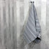 Clotho 4 Pack Turkish Hand Towel for Bathroom | Decorative Towel Set of 4 for Kitchen | 100% Cotton 18 x 40 Inches (Silver Gray)