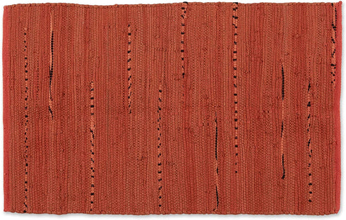 DII Chindi Home Collection Handmade Multicolor Area Rag Rug, 20x31.5, Spice