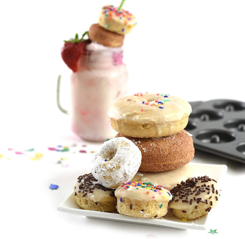 Norpro Nonstick Mini Donut Pan, 12-Count, As Shown