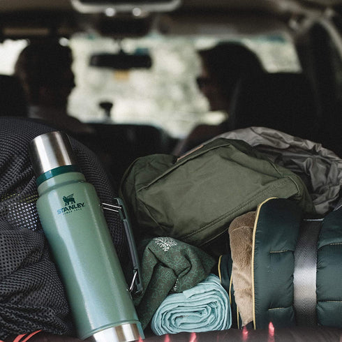 Stanley Classic Vacuum Insulated Wide Mouth Bottle, 1.5 qt - BPA-Free 18/8 Stainless Steel Thermos for Cold & Hot Beverages Keeps Liquid Hot or Cold for Up to 24 Hours