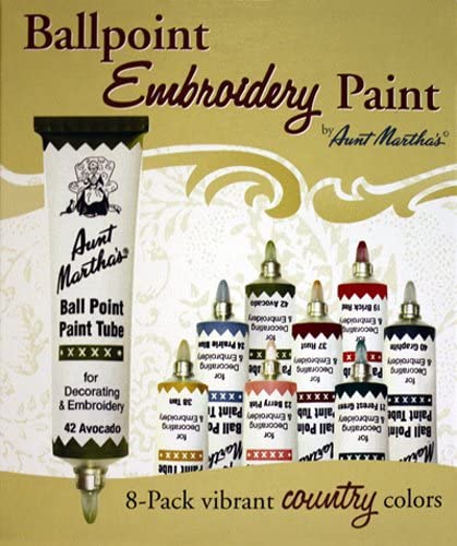 Aunt Martha's 666 Ballpoint Craft Paint, Country