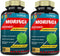 2 Packs Moringa Capsules 8530mg, 4 Months Supply & Turmeric, Ashwagandha, Ginger, Licorice, Black Pepper| Immune Support, Energy Booster | Multi Vitamin Oleifera Leaf Herb | Antioxidant Supplements