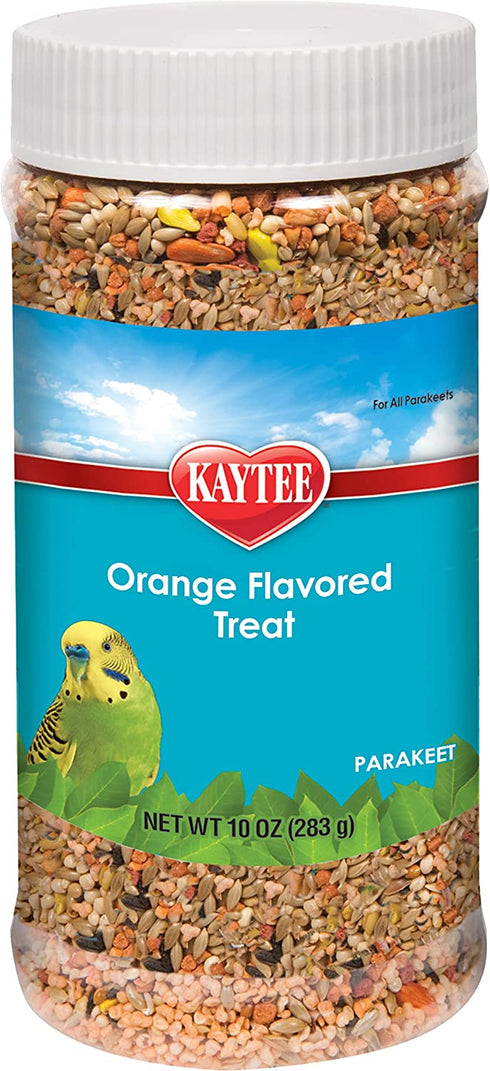 Kaytee Forti Diet Pro Health Orange Flavored Bird Treats For Parakeets, 10-Ounce