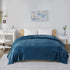 Intelligent Design Microlight Plush Luxury Oversized Blanket Premium Soft Cozy for Bed, Couch or Sofa, King, Teal