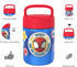 Zak Designs Kids' Vacuum Insulated Stainless Steel Food Jar with Carry Handle, Thermal Container for Travel Meals and Lunch On The Go, 12 oz, Spidey and His Amazing Friends