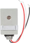 Woods 59410WD Outdoor Hardwired Stem Mount Light Control Sensor with Photocell,Gray