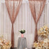 Poise3EHome Sequin Backdrop Curtain 2 Panels 3Ftx7Ft for Wedding Party Decor, Rose Gold