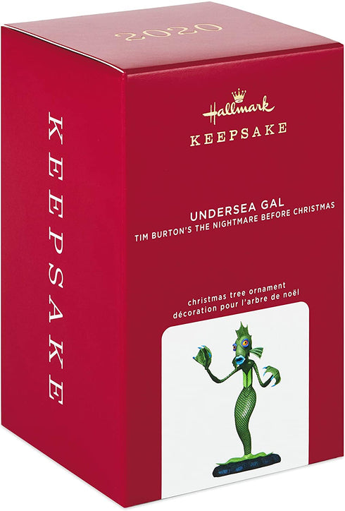 Hallmark Keepsake Ornament 2020, Disney Tim Burton's The Nightmare Before Christmas Undersea Gal