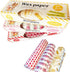 Suiwen 3-Pack (150pcs) Wax Paper, Food Picnic Paper, Greaseproof Paper ,Waterproof Dry Hamburger Paper Liners Wrapping Tissue for Plastic Food Basket (Rose, Heart, Stamp)