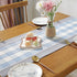 PHNAM Buffalo Check Rustic Dining Table Runner with Handmade Fringe Cotton Linen Blend Coffee Tabletop Collections for Family Dinners, Special Occasions, Farmhouse Decorations and Everyday Use