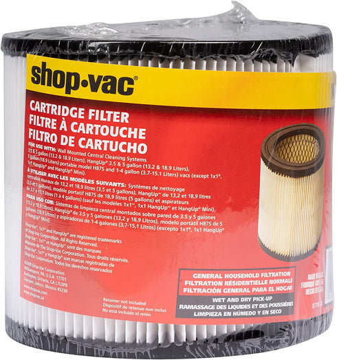 Shop-Vac 903-98 Hangup Wet/Dry Vacuum Cartridge Filter