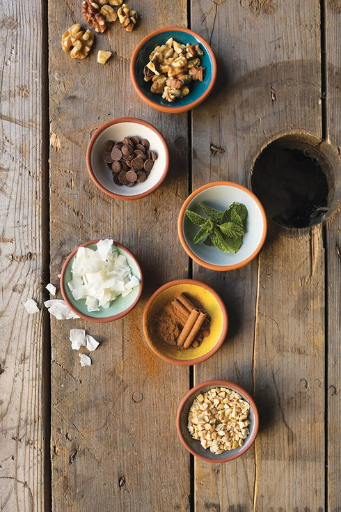 Now Designs Terracotta Pinch Bowls, Set of 6