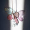 H&D HYALINE & DORA Stained Glass Butterfly Wall Hanging Window Suncatcher Decor Rainbow Pendant