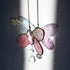 H&D HYALINE & DORA Stained Glass Butterfly Wall Hanging Window Suncatcher Decor Rainbow Pendant