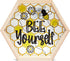 Farmlyn Creek Honey Bee Wall Decor, Bee Happy, Bee Kind, Bee Yourself (9.7 in, 3 Pack)