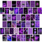 Purple Wall Collage Kit Aesthetic Pictures, Bedroom Decor for Teen Girls, Wall Collage Kit, Collage Kit for Wall Aesthetic, VSCO Girls Bedroom Decor, Aesthetic Posters, Collage Kit
