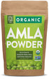 Organic Amla Powder (Amalaki) | 8oz Resealable Kraft Bag | 100% Raw from India | by FGO