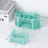 Aqua Pen Holder Organizer, Cute Office Supplies Pen and Marker Organization Essentials Desk Caddy with Drawer for Home & Office Desktop & Decor& Kitchen